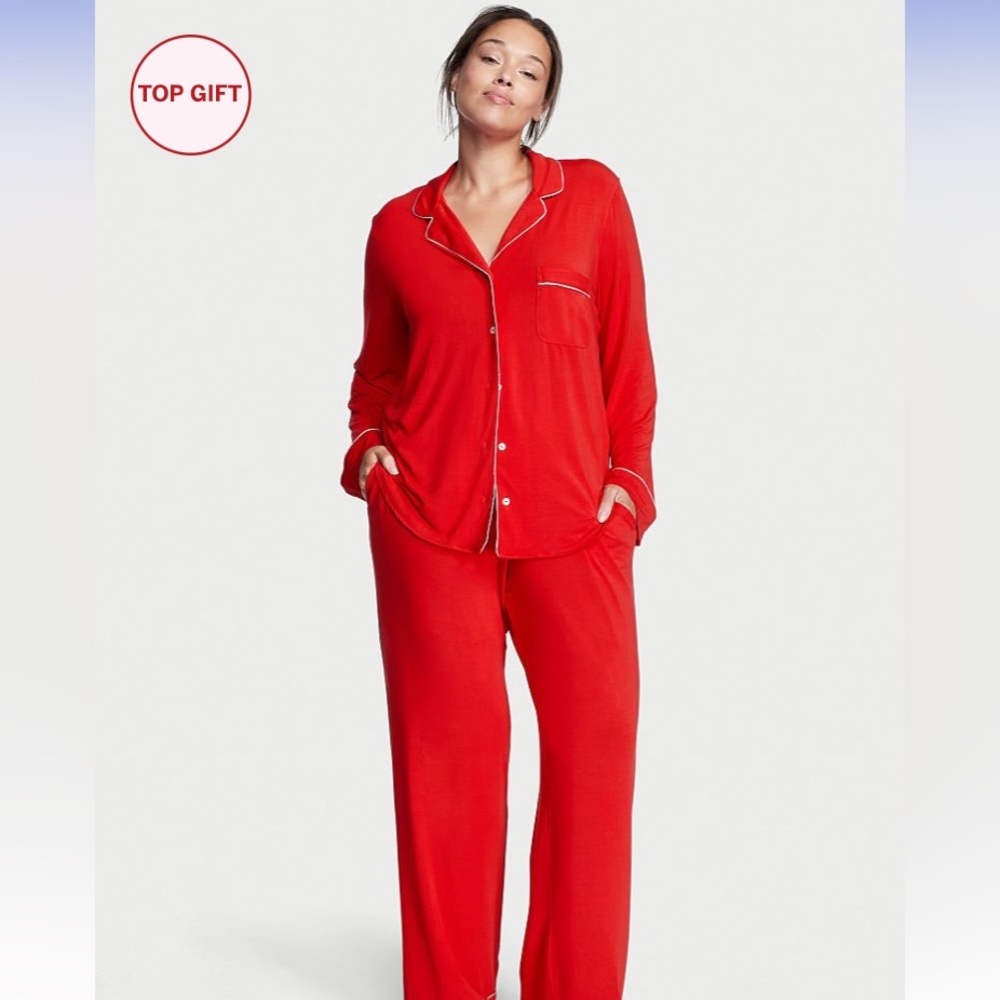 NWT VICTORIA'S SECRET CLASSIC 
Modal Long Pajama Set